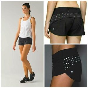 Lululemon Polka Dot Reflective Speed Up Short 6